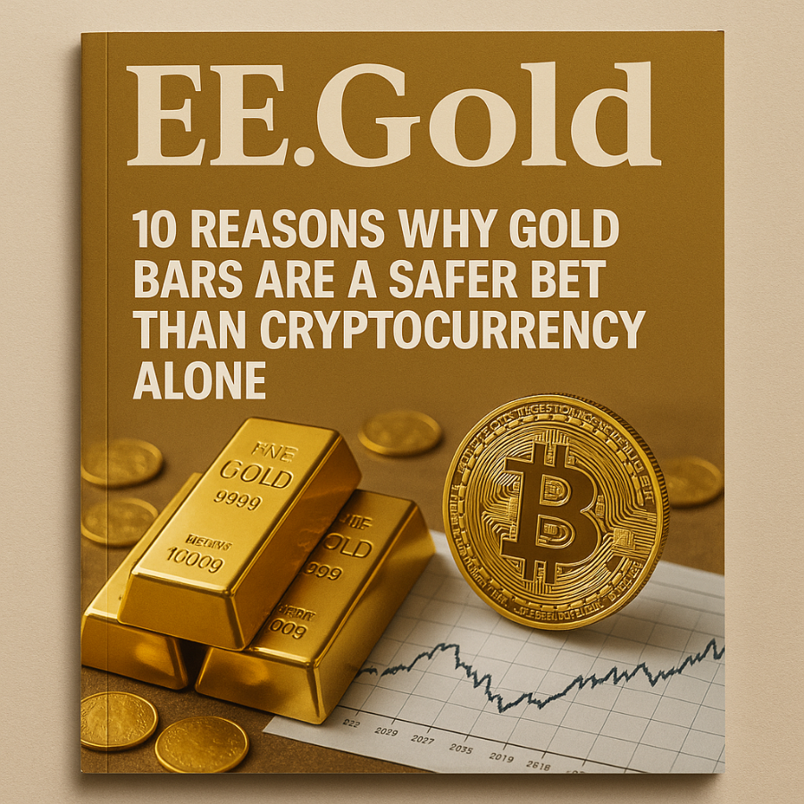 10 Reasons Why Gold Bars Are a Safer Bet Than Cryptocurrency Alone